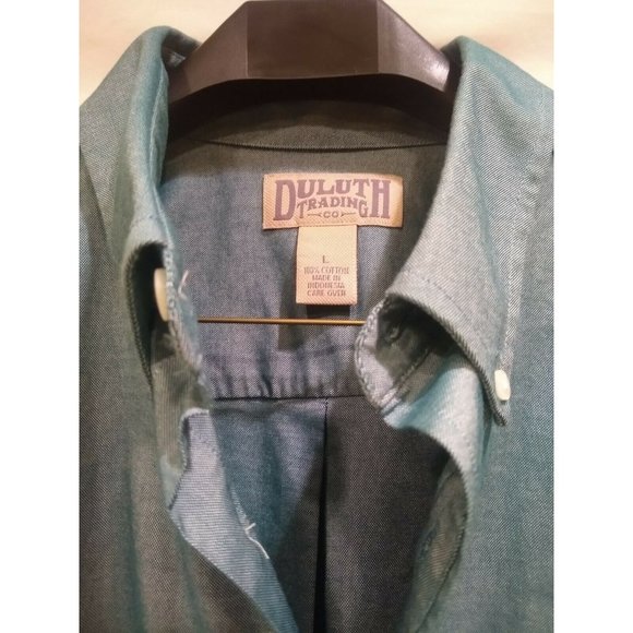 Duluth Trading Men's Wrinklefighter Shirt Large - Picture 4 of 5